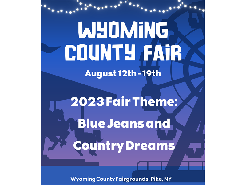 Logo for 2023 Wyoming County Fair