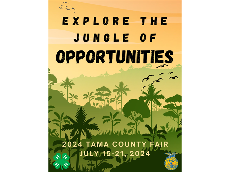 Logo for 2024 Tama County Fair