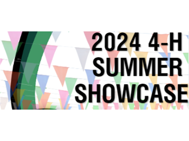 Logo for 2024 Steuben County 4-H Summer Showcase