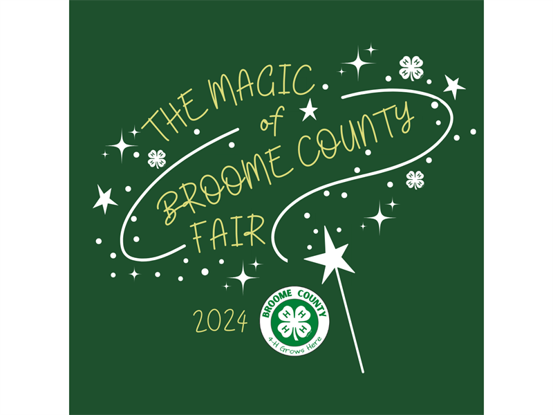 Logo for 2024 Broome County Fair 4-H